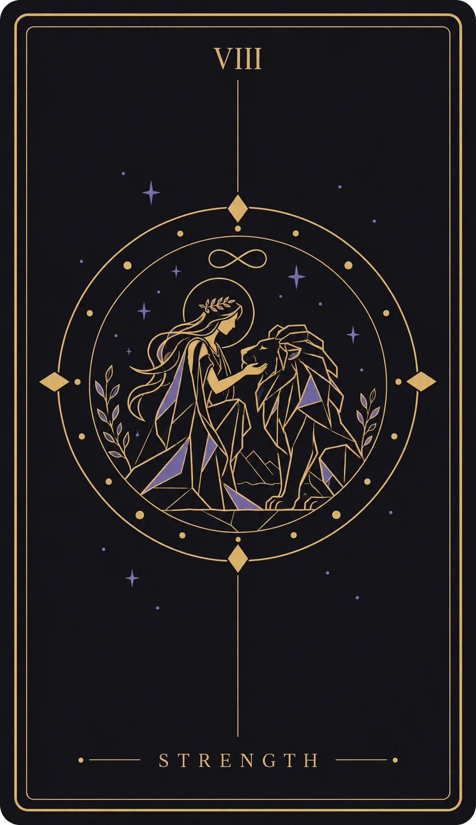 The Strength tarot card