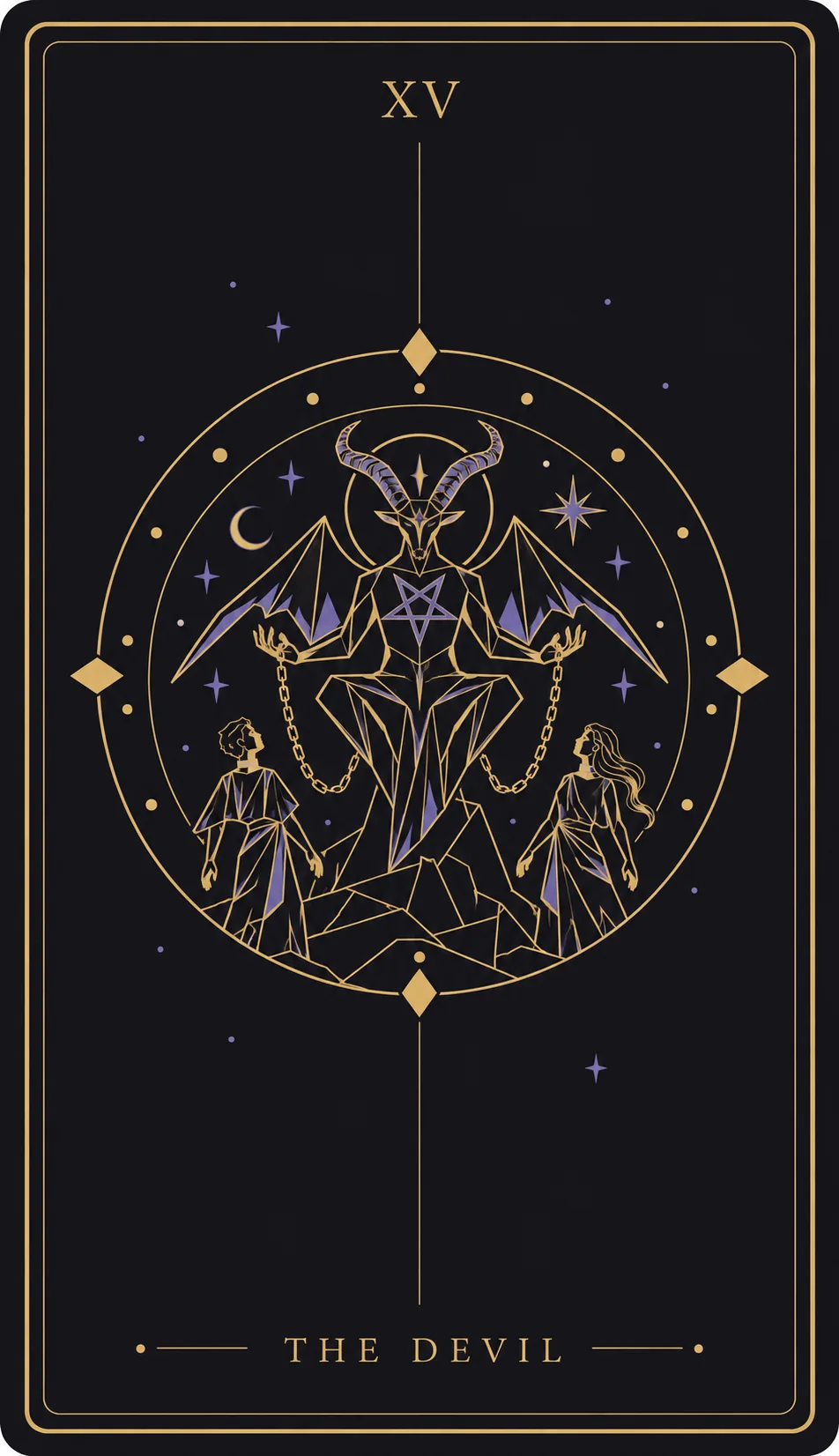 The The Devil tarot card