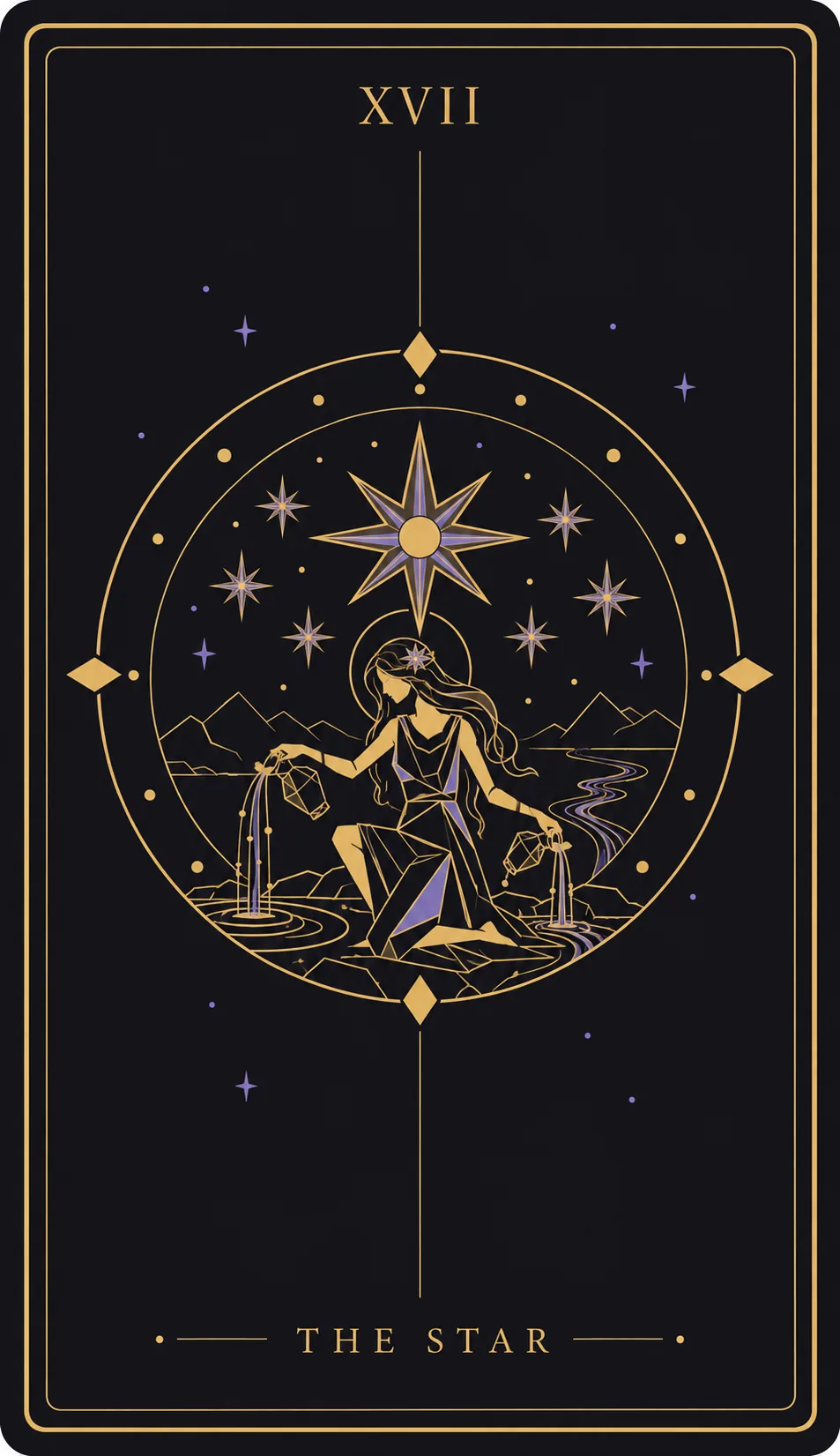 The The Star tarot card